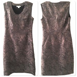Coldwater Creek Sheath Dress Jacquard Style Size 6
